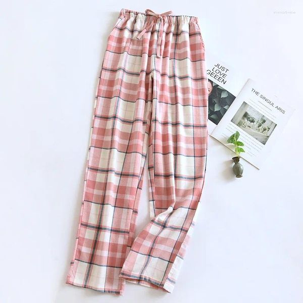 Women's Sleep abbigliamento Spring Autumn Women Cotone Sleep Bottoms Female Plus size Night Ladies Casual Pants Cash Home