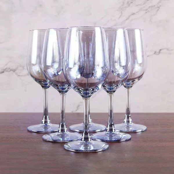 Kreative Pailletten Blue Wine Glass Tasse Tassen Champagnergläser für Getränke Original Cocktail Set Weinglass Spirit S 240408