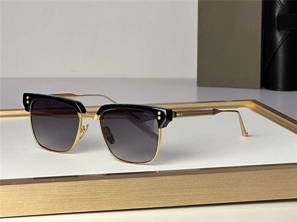 Neue Modedesign quadratische Sonnenbrille Firaz Acetat und Metallrahmen mit einer neuen Browline -Form großzügiger Style Outdoor UV400 -Schutzbrille