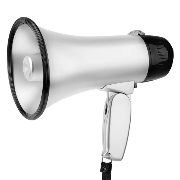 Giradischi portatili 25 watt tororhorn megaphone siren loveltopish recording horn tour guide oratori