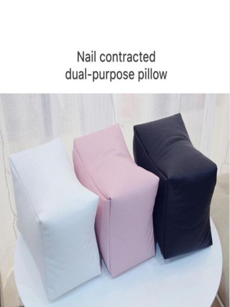 Nail art pudnella in pelle cuscino a mano cuscinetto bianco braccio di riposo cuscino salone strumento manicure poggiatene cuscinetto 7998685