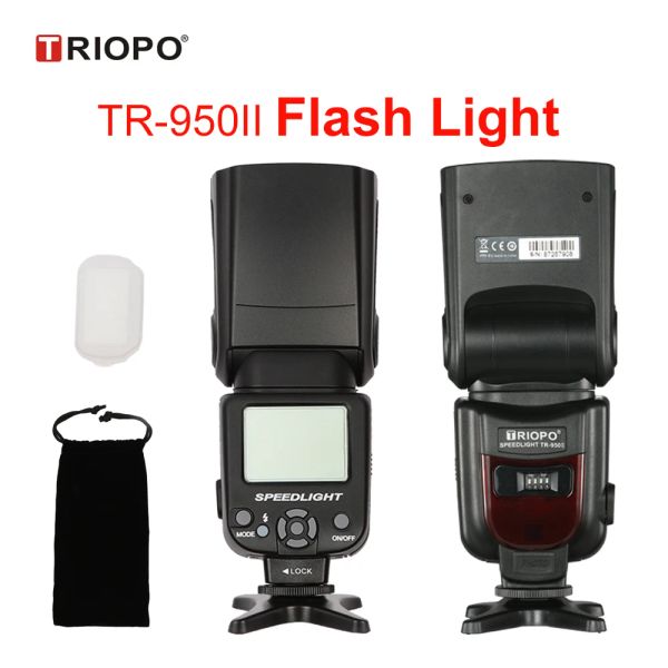 Сумки Triopo TR950II беспроводная мастерская мастер -группа Flash Speedlite для Nikon Canon Pentax Olympus Sony Camera