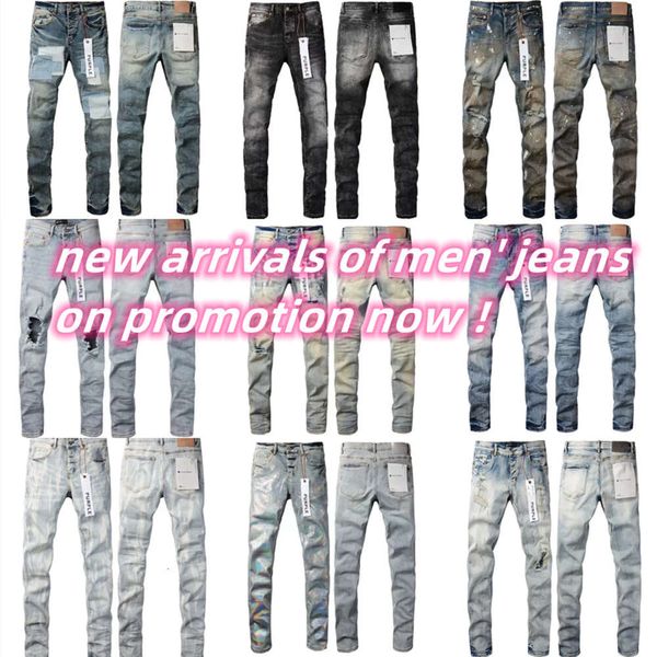 Neue Kollektion Hosen Männer 2024 Klassische Jeans Herren Quilt für Trend Pant Casual Solid Classic Straight Jean für männliche Motorrad -Hosen Hosen FZ2404082