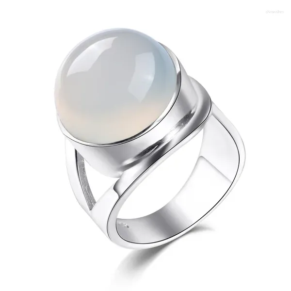 Clusterringe Mode Schmuck 925 Sterling Silber Retro Thai Natural Open Ended übertriebener Lady Ring