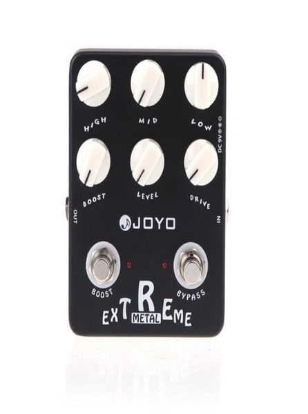 Black Joyo JF17 Guitarra Violao Guitar Effect Pedal Parts Extreme Metal Distortion per strumenti musicali Elettronica 2014 New9471329