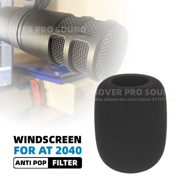 Zubehör Windschutzscheibe Mikrofon Cover Schwamm Anti -Pop -Filter -Windschutzscheibe für Audio Technica AT2040 bei 2040 Dynamischem Mikrofonwindprofessionalschild