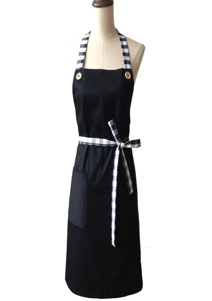 BBQ Cotton Working Apron Black Friseur Haar Schneiden Kaffeesalon Avental de Cozinha Divertido Tabrier Kuisine Pinal Pinons 9995895