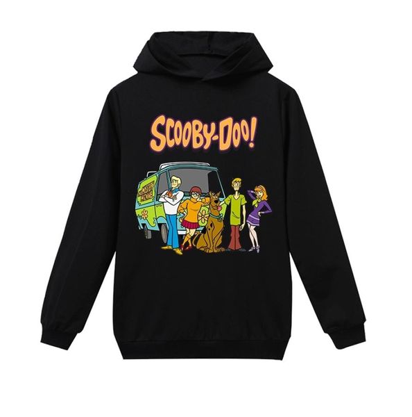 Frühling Herbst Scooby Doo Jungen Kleidung Kinder Cartoon Hoodies für Teen Girls Mystery Machine Print Funny Dog Kids Sweatshirt 20129775626