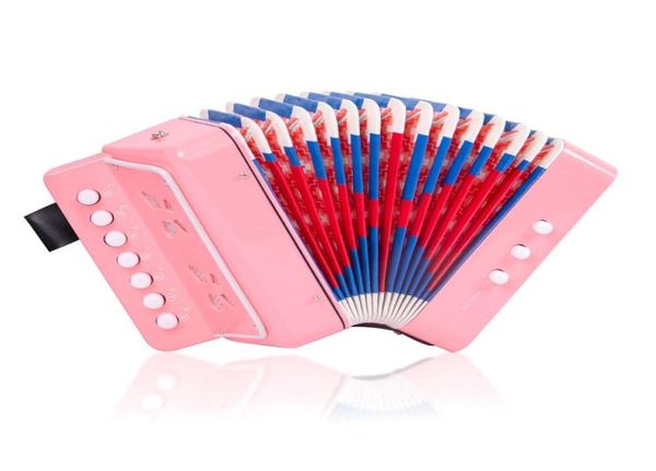 7 Chaves Button Gift Pink Accordion Para Children01234569166529