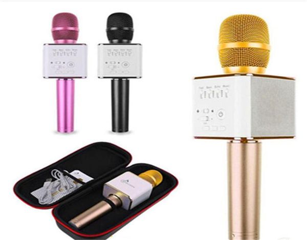 Magic Q9 Bluetooth Microfono Microfono Microfono KTV con altoparlante altoparlante Karaoke Q7 Upgrade per Android Phone6394395