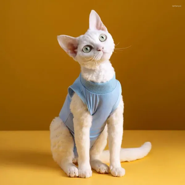Hundebekleidung Haustier Genesung Anzug Pyjamas Angst beruhigend Hemd Verstellbar haltbar bequeme elastische Sterilisationskleidung für Katzen Hunde