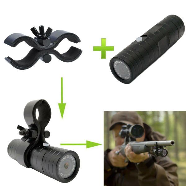 Камеры оружейные камеры ловушки для охоты на винтовки Cam Cam Outdoor Wild Camera 170 Fov HD 1080p Водонепроницаемый с креплением для охотника для охотника