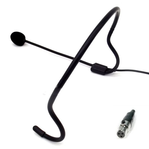 Mikrofone Neue Pro -Kondenssor -Headset -Mikrofon W 3 Pins XLR -Buchse für Samson Wireless Mikrofoon