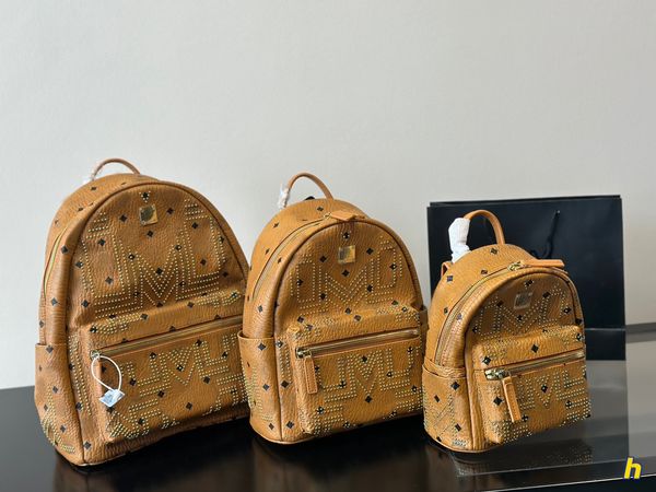 Neue Hot Designer -Taschen -Designer -Rucksack Männer und Frauen stilvoller Rucksack klassischer Reißverschluss Open und enge Leder -Rucksack klassische koreanische Schülerschule Tasche