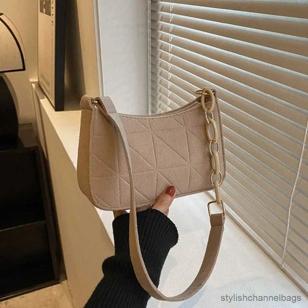 Abendtaschen Feste Farben Umhängetasche Mode Mini Filz Filz Tasche Leichte lässige Clutch -Geldbörse Frauen Mädchen