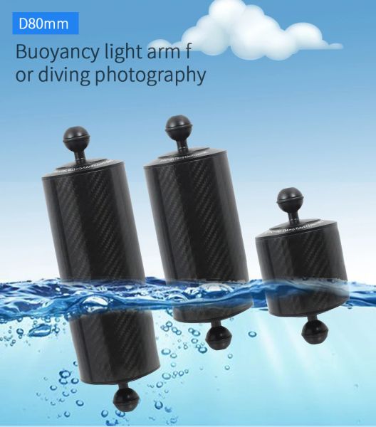Câmeras Upgrade de fibra de carbono flutuação de flutuação braço aquático 1 