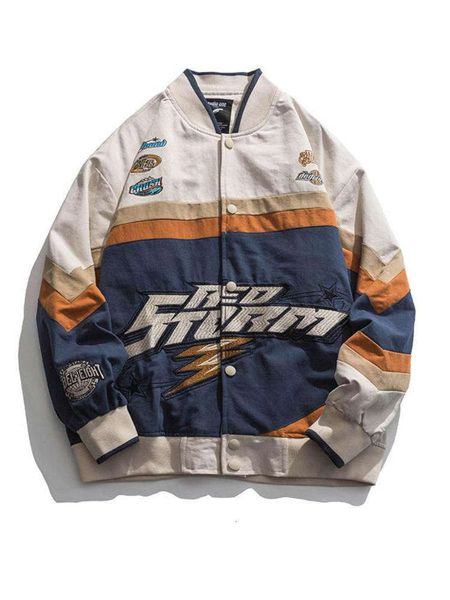 Herrenjacken GMIIXDER AMERICAN BASISHED BASEBALL ENIV Punk Racing Jackets Paar Motorrad -Werkzeug -Tooling -Street Casual Wear 221129