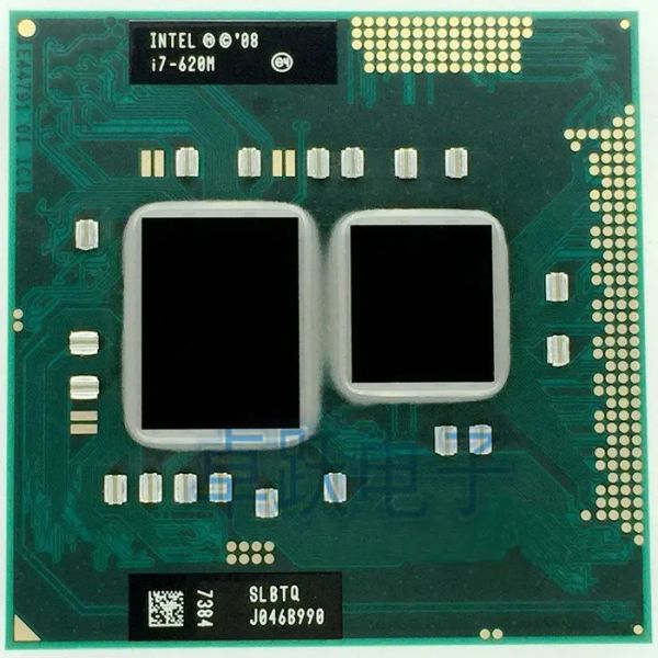 İşlemci Nakliye Ücretsiz Orijinal Intel Core i7 620m CPU 4m/2.66GHz/3333 MHz/Dualcore Dizüstü Bilgisayar İşlemci I7620m Uyumlu HM57 HM55