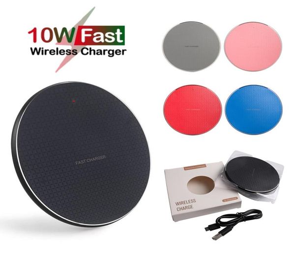 10W Fast Qi Wireless Chargers para iPhone 12 11 Pro xs máx.