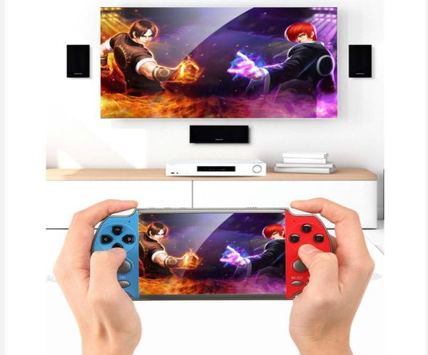 X7 43 inç video oyun konsolu mp5 8gb rom çift rocker çift joystick arcade oyunları el oyun oyuncusu taşınabilir retro konsol 45213422