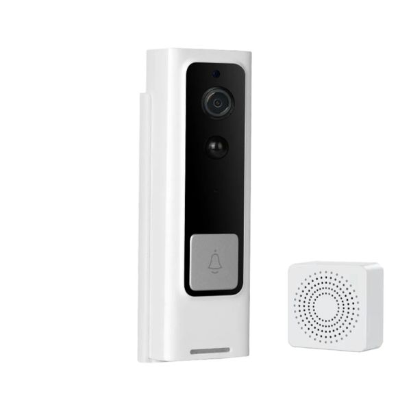 Дверная звонок Smart Video Door Door Shell с развеванием интеллектуальной колокол Camera Vision Monitor Security Mobile Peephole Intercom Bells Home