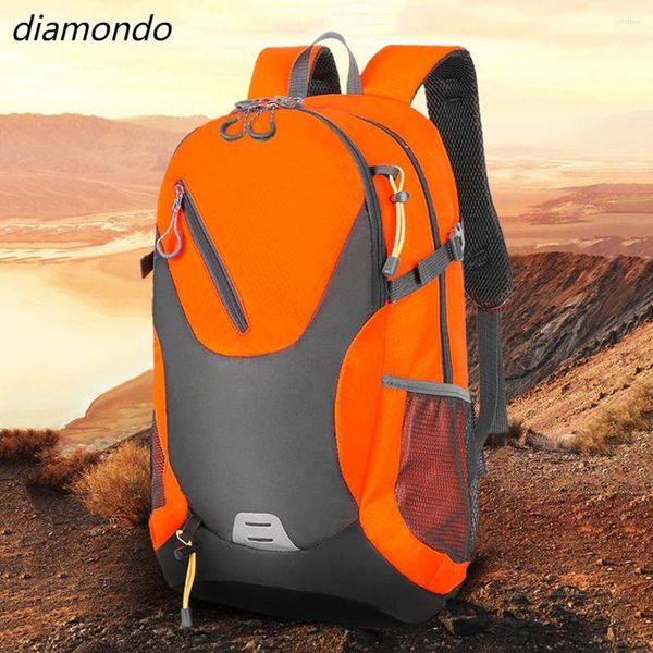 Zaino in campeggio 40l cambi di viaggio in poliestere in grande capacità con nastro riflettente uomini donne convenienti per l'arrampicata