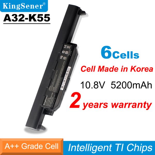 Batterie batterie Kingsener A32K55 Batteria per laptop per Asus X45 X45A X45C X45V X45U X55 X55A X55C X55U X55V X75 X75A X75V X75VD U57 U57A U57VD