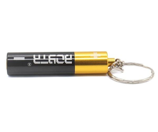 Schöne farbenfrohe Mini -Raucherrohre Batterieform innovatives Design abnehmbarer tragbarer Schlüsselschnallen Ring Hochwertiges Verstecken Beautiful9738993