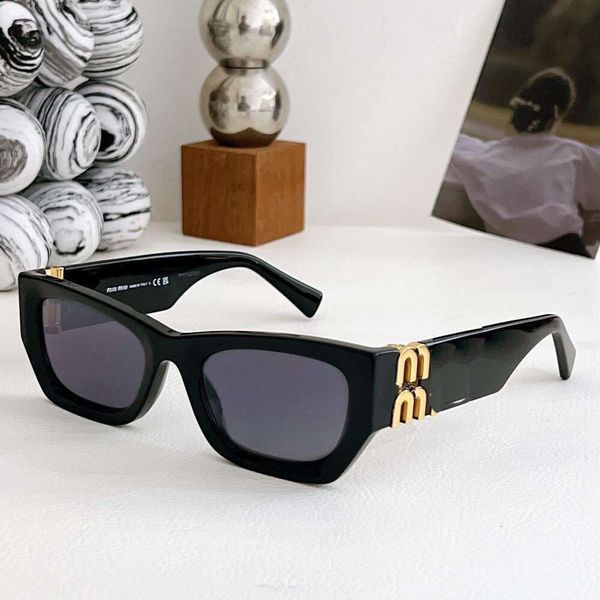 Für die Persönlichkeit M Designer Sonnenbrille Halb Mui Women Rahmenlosen Brillen Brillen Rahmen Mode vielseitige trendige Brille mit Box Lunette UI