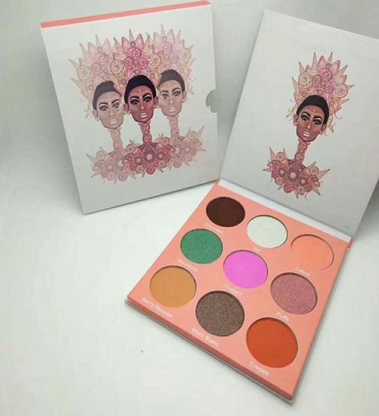 Em estoque, novo a paleta de sombras de Douce 9 cores naturais fosteshimmer pigmentado com maquiagem de pó de sombra inteira 7178743