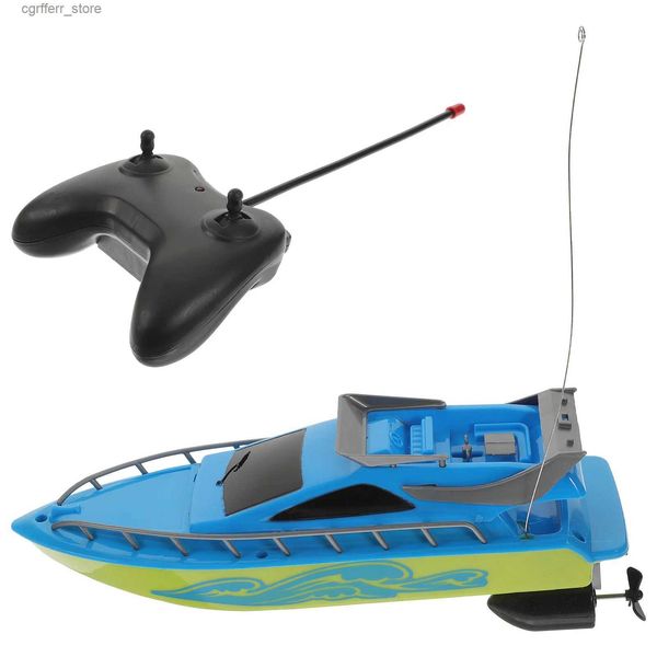 Giocattoli da bagno per bambini remoto barca giocattolo per bambini giocattolo acqua prendi il bagno in plastica ad alta velocità per eccesso di velocità L48