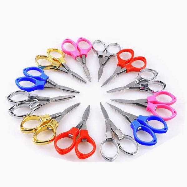 Faca de utilitário por atacado Classic Retro Vintage Antique Zakka Scissor Handicraft Stitch European Craft Gold Home Tool Crane Tailor ZZ