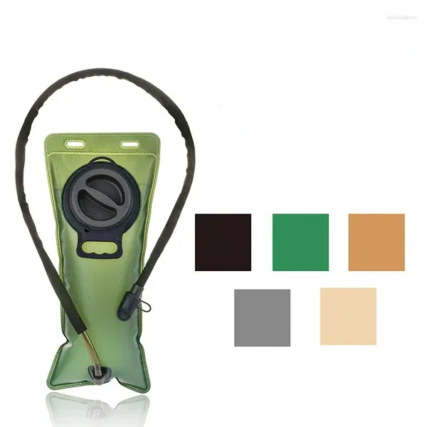 Bottiglie d'acqua Kettler per esterni per 3L pieghevole pieghevole Armygreen Off-Road Bag del piede morbido pieghevole da corsa in campeggio pieghevole campeggio