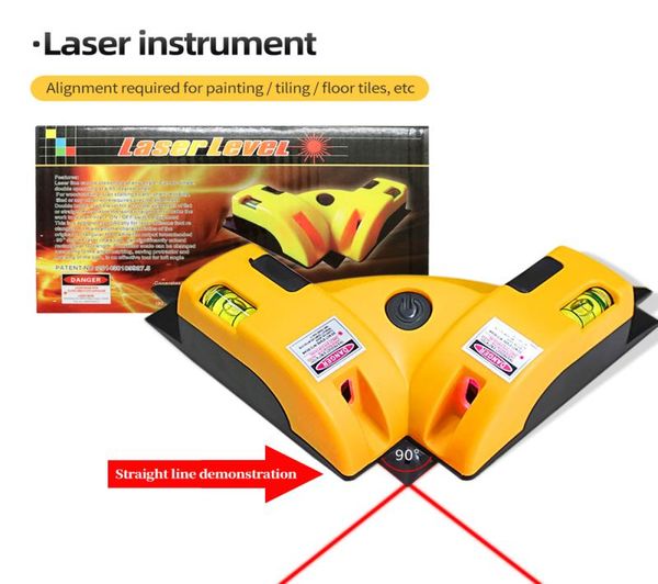 Energy Power Square Right Laser Nível ângulo de 90 graus de alta qualidade Projeção de ferramentas de projeção a laser Ferramentas de laser de ferramentas de medição 4971825