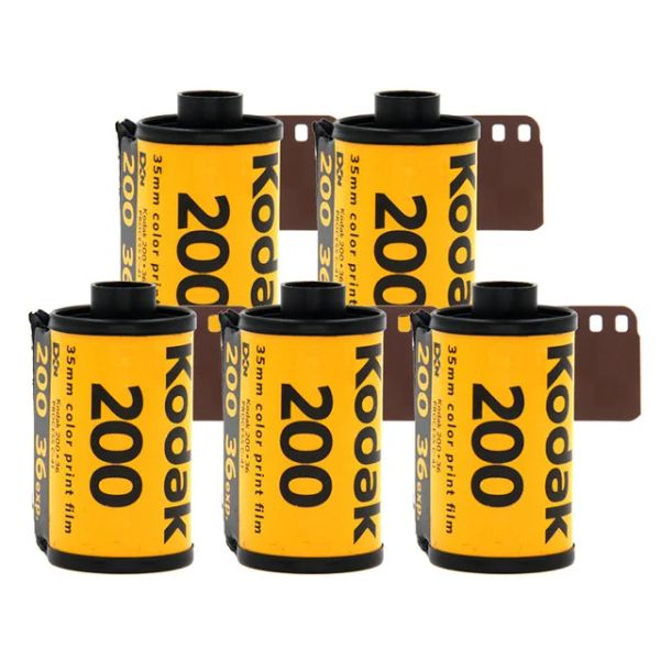 Kodak Gold için Kameralar 200 35mm Film M35 / M38 Kamera (Son Dekme Tarihi: 9/2023) Klasik Kamera Filmi için Rulo Başına Pozlama