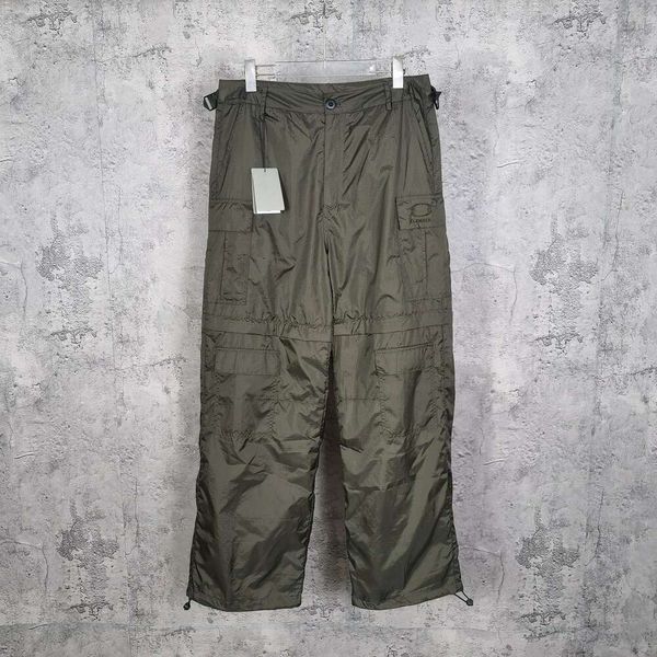 Versione alta paris bl casa nuova scuola uniforme in stile esercito pantaloni da lavoro anticarro verde {staccabile} pantaloni casuali sciolti