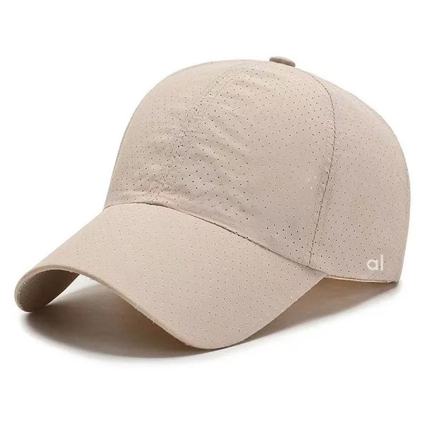 AL00 Yoga Hut Womens Al Hat Designer Baseball Cap Fashion Trucker Ball Al Caps Sommer Sport vielseitig großer Kopf Surround Outdoor Frauen Ballhüte 5255