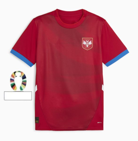 2024 2025 Jersey da Sérvia Jersey Copa Euro Milivojevic Mitrovic Tadic Sergej 24 25 Casa Red Away White 2010 Retro Jovanovic Ivanovic Rasic 1272