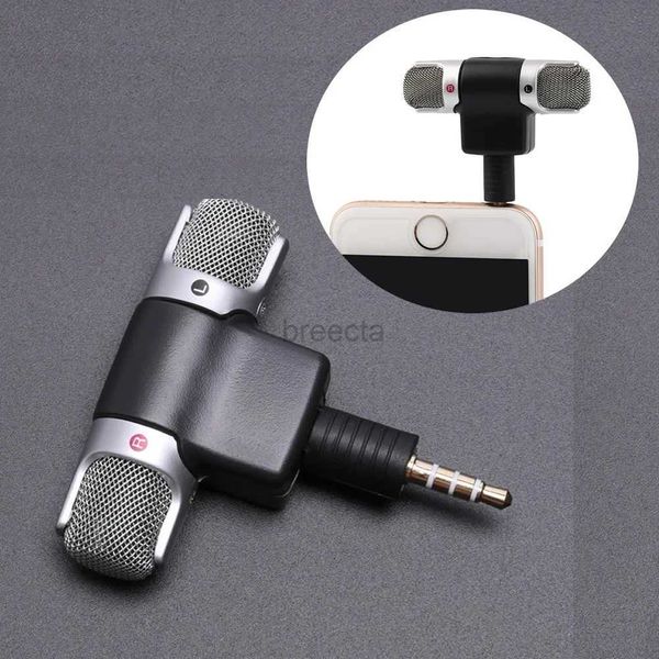 Микрофоны Protable Metal Microphone 3,5 мм разъем Lavalier Tie Clip Microphone Mini Audio Mic для речи Дать мобильный телефон микрофон 240408