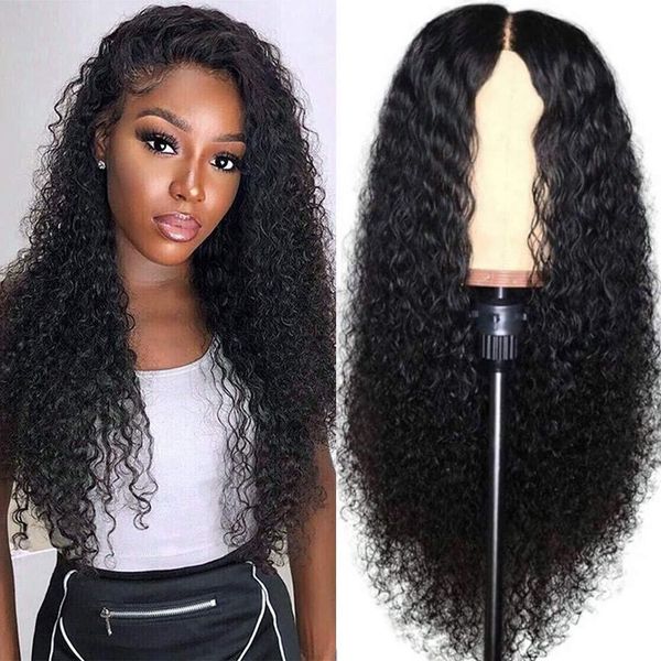 2024 Departe de alta qualidade de alta qualidade Long Wigs Hot Sale Hot Small Wavy Hair Wavy Wavy Europa Europa America Moda Permedida Tingido Rosa