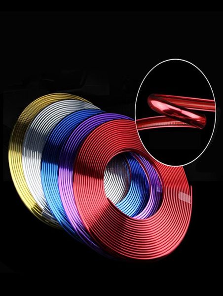 8m Wheelrimr Decorative Strip Strip Bating Bellow Wheel Sticker Hub are