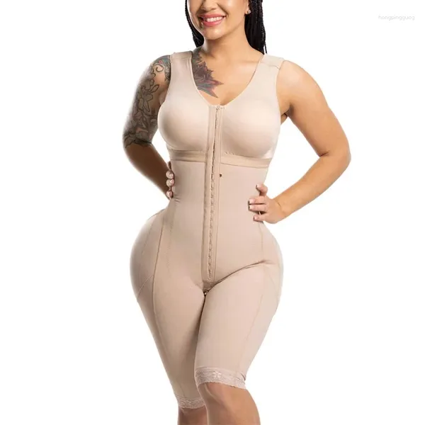 Kadın şekillendiricileri Postpartum iyileşme tam vücut shapewear zayıflama gövdesi sıkıştırma karın kontrol bağlayıcıları korse bel antrenör kalça