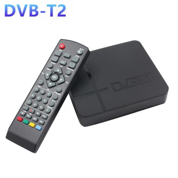 Box Mini HD DVBT2 K2 WiFi Receptor Terrestre TV digital com controle remoto DVBT2 TVBox