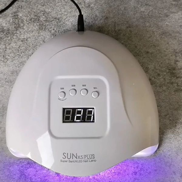 Trockner -LED -Lampe für Nagel Trocknen Gel Polnisch UV Leichtmaschine Professionelle Haus verwenden Härtungsnagellack 120W Bewegungssensor Maniküre Trockner