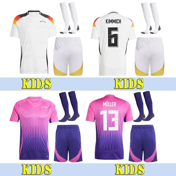 2024 Muller Kids Futbol Kitleri Hummels Gnabry Kroos Draxler Reus Muller Gotze 24 25 Futbol Formaları Gençlik Futbolu Uygulama Forma Kıyafetleri Futbol Eğitim Gömlek