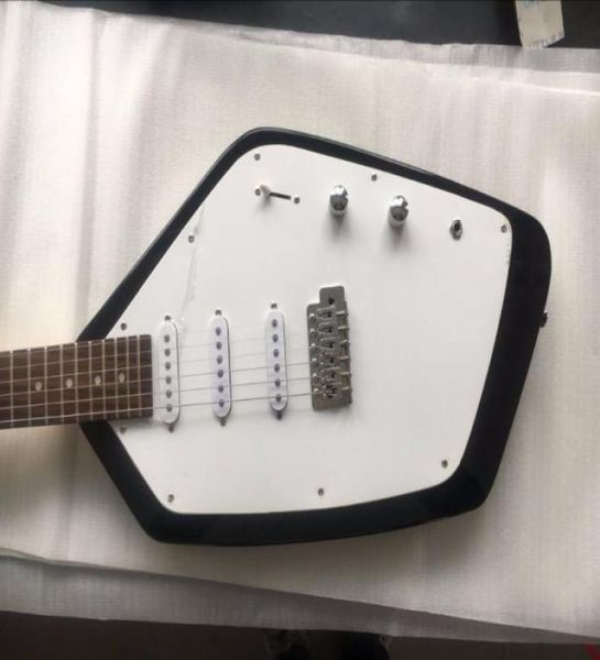 Promosyon Vox 6 Dizeler Mark v Gözyaşı Siyah Katı Gövde Elektro Gitar 3 Tek Bobin Pikapları Tremolo Kuyruk Yayını Vintage Beyaz 2477643