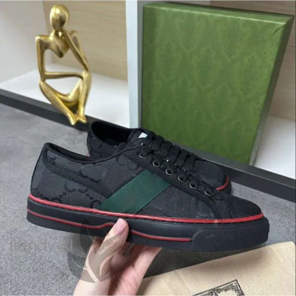 Дизайнерские кроссовки Cucci Designer Canvas Sneaker Men Men Shoes Size 36-42 синие зеленые спортивные кроссовки Тренер веб-стрип