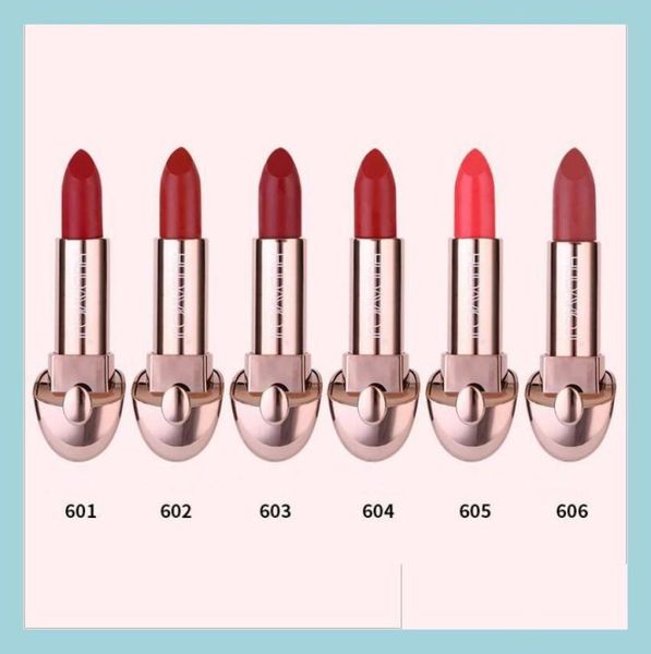 Rossetto moji opaco 6 colori rossetto sexy impermeabile duraturo a bastoncini di labbra professionali prodotti per la consegna caduta di caduta salutari Bea9931095