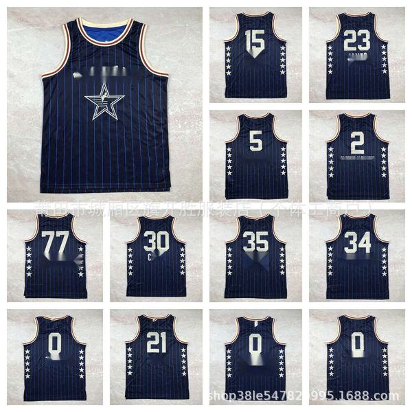 Sezon Jersey American All Star James Kurio Kitchee Heat Press Basketbol Forması