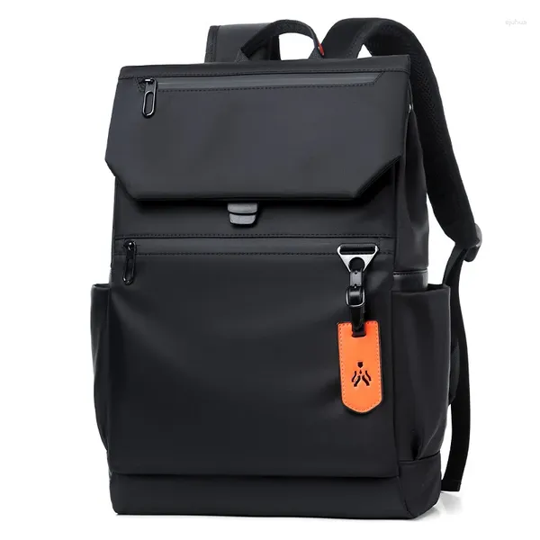 Backpack Chikage Korean Fashion Computer Saco de personalidade de lazer masculino de grande capacidade Viagem multifuncional estudante unissex